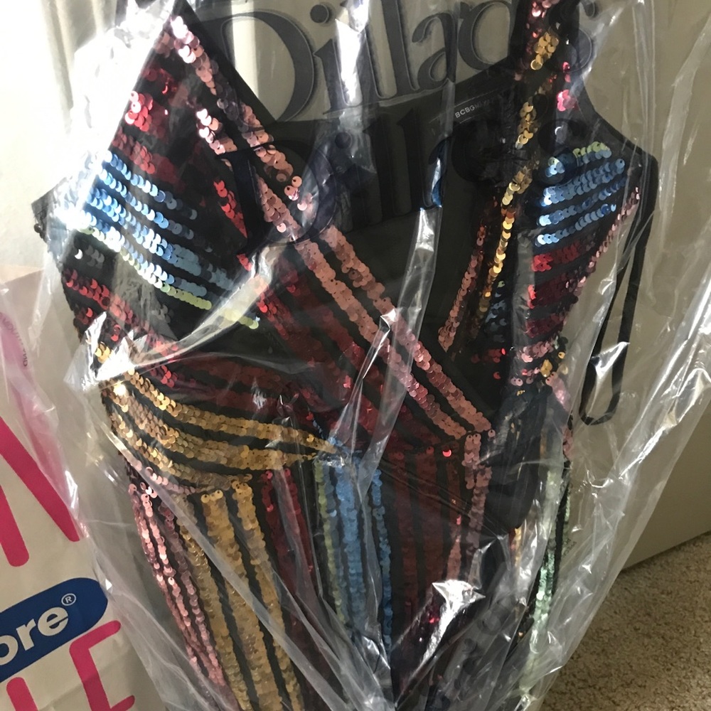 BCBG sequin dress. Size 10